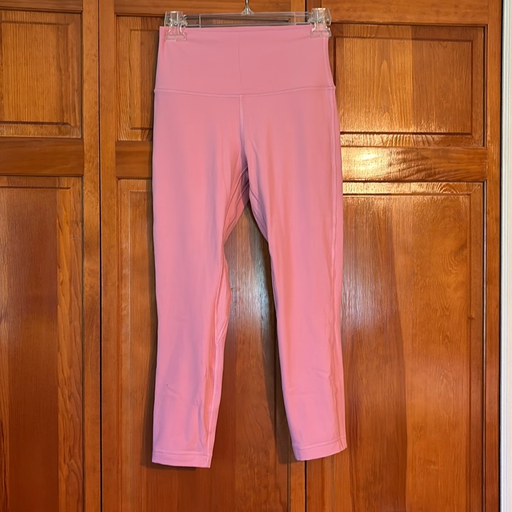 Lululemon align high rise pants 23” in pink tide